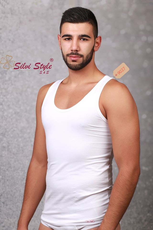 Машкa памучна маица бела